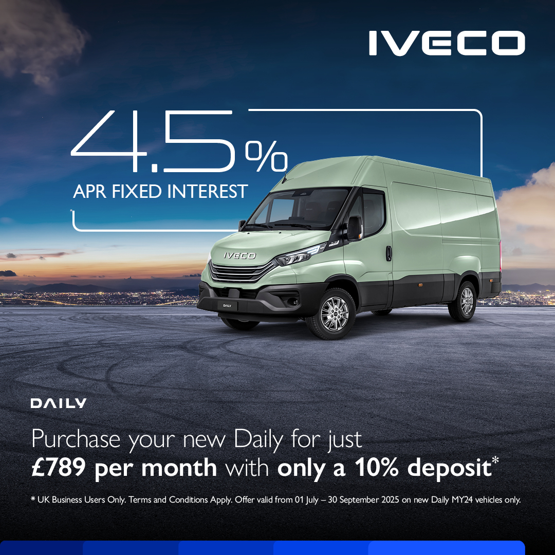 GET BEHIND THE WHEEL OF THE NEW IVECO DAILY – HIRE PURCHASE MADE SIMPLE
